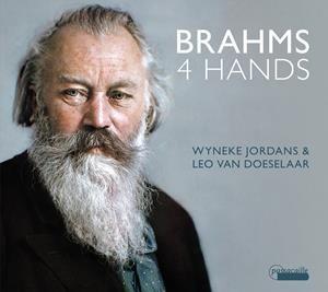 Brahms 4 Hands - CD Audio di Johannes Brahms,Leo Van Doeselaar,Wyneke Jordans