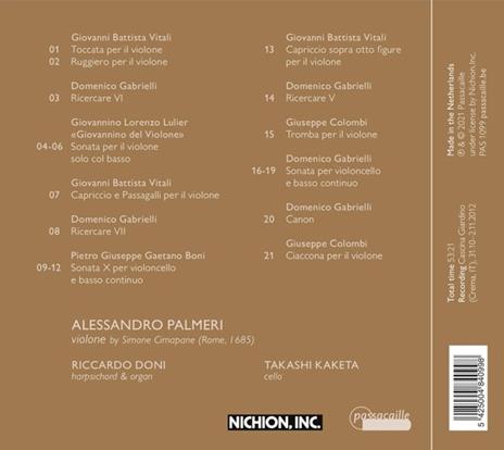 Il violoncello di Corelli - CD Audio di Arcangelo Corelli,Alessandro Palmeri - 2