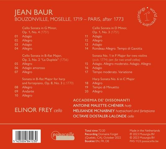Chamber Music - CD Audio di Jean Baur - 2