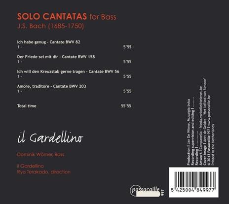 Solo Cantatas - CD Audio di Johann Sebastian Bach - 2