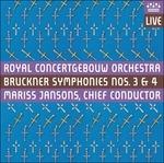 Sinfonie n.3, n.4 - SuperAudio CD ibrido di Anton Bruckner