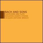 Bach and Sons. Musiche per clavicordo e flauto traverso - CD Audio di Carl Philipp Emanuel Bach,Johann Sebastian Bach,Wilhelm Friedemann Bach,Johann Christoph Friedrich Bach