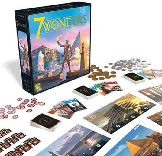 7 Wonders (nuova versione). Base - ITA. Gioco da tavolo - 5