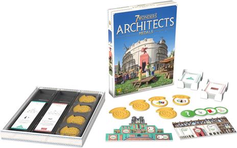 Asmodee - 7 Wonders Architects: Medals, Espansione Gioco da Tavolo, 2-7 Giocatori, 8+ Anni, Edizione in Italiano - 2