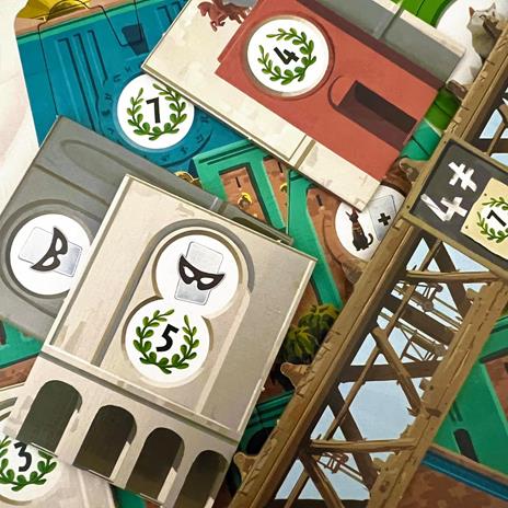 Asmodee - 7 Wonders Architects: Medals, Espansione Gioco da Tavolo, 2-7 Giocatori, 8+ Anni, Edizione in Italiano - 4