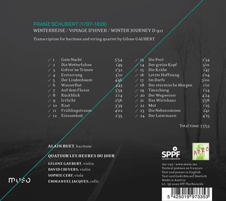 Winterreise D911 - CD Audio di Franz Schubert - 2