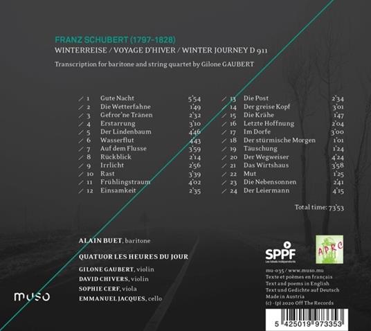 Winterreise D911 - CD Audio di Franz Schubert - 2
