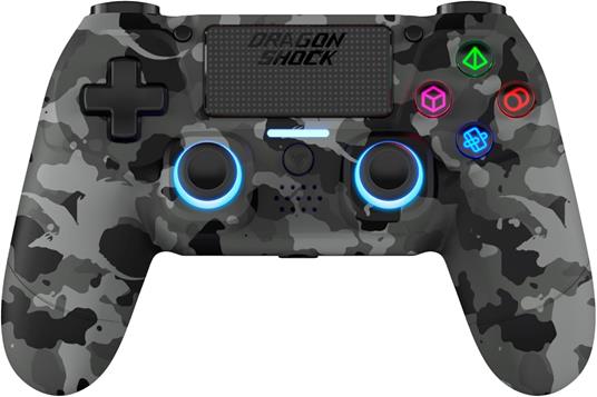 Dragonshock Mizar Mimetico, Grigio Bluetooth Gamepad Analogico/Digitale PlayStation 4 - 3
