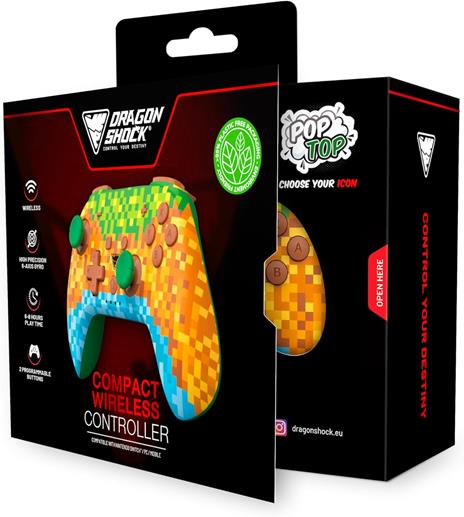 Dragonshock PopTop Compact Multicolore Bluetooth Gamepad Nintendo Switch - 6
