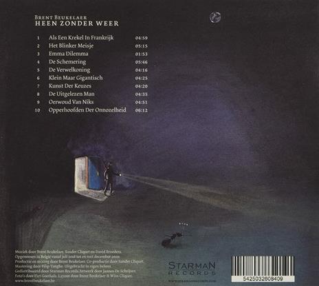 Heen Zonder Weer - CD Audio di Brent Beukelaer - 2