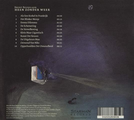 Heen Zonder Weer - CD Audio di Brent Beukelaer - 2