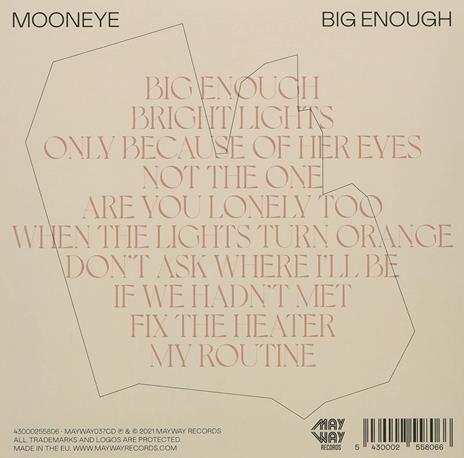 Big Enough - CD Audio di Mooneye - 2