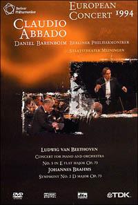 European Concert 1994 - Claudio Abbado (DVD) - DVD di Claudio Abbado,Daniel Barenboim,Berliner Philharmoniker