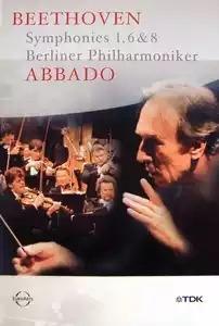 Symphonies 1, 6 & 8 - DVD di Ludwig van Beethoven,Claudio Abbado,Berliner Philharmoniker