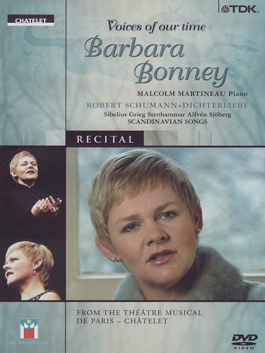 Voices of our time. Barbara Bonney. Schumann & A Scandinavian Dichterliebe (DVD) - DVD di Barbara Bonney