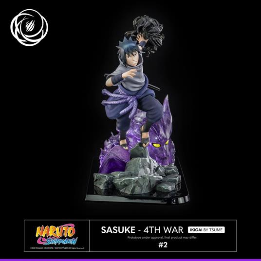 Naruto Shippuden Sasuke Cuarta Gran Guerra Ninja Figura Ikigai