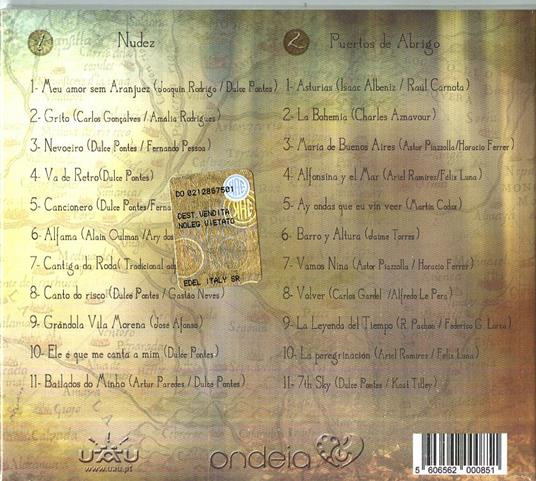 Peregrinção - CD Audio di Dulce Pontes - 2