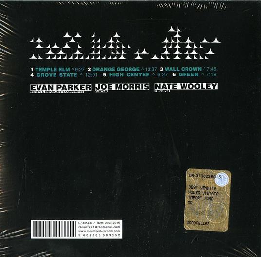 Ninth Square - CD Audio di Evan Parker,Joe Morris,Nate Wooley - 2