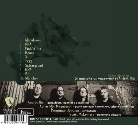 Monorkom - CD Audio di Andres Thor - 2