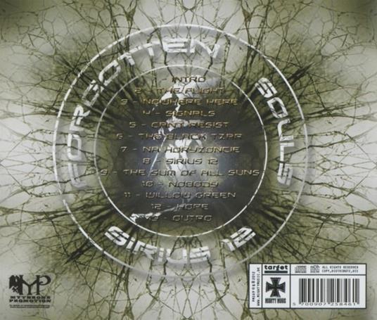 Sirius 12 - CD Audio di Forgotten Souls - 2