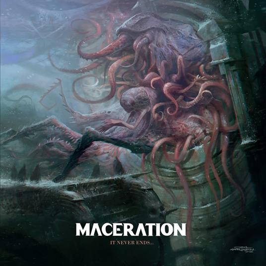 It Never Ends... - Red Edition - Vinile LP di Maceration