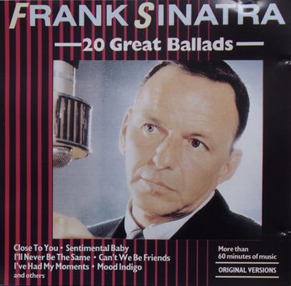 20 Great Ballads - CD Audio di Frank Sinatra