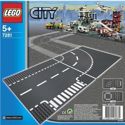LEGO City (7281). Incrocio a T e curva