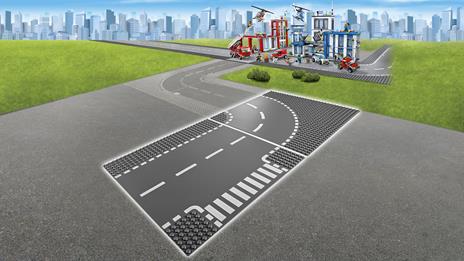 LEGO City (7281). Incrocio a T e curva - 4