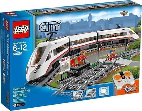 LEGO City Trains (60051). Treno passeggeri ad alta velocità