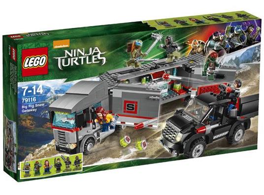 LEGO Ninja Turtles (79116). Fuga sulla neve con il Big Rig