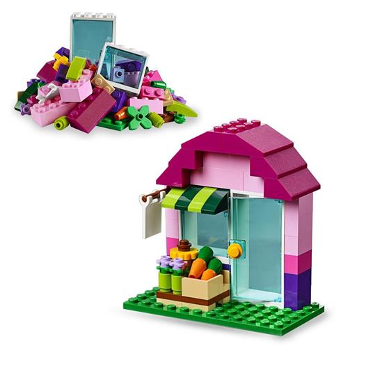 BLOX 500 Mattoncini Per Bambini 4+ Anni - Assortiti Con Finestre, Porte E Piastra Base - Made In Italy