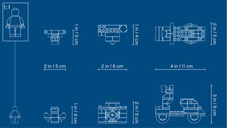 LEGO Classic 10698 Scatola Mattoncini Creativi Grande per Costruire Macchina Fotografica, Vespa e Ruspa Giocattolo - 10