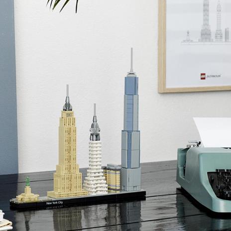 LEGO Architecture 21028 New York City, Collezione Skyline, Modellismo Monumenti, Mattoncini Creativi, Idea Regalo - 6