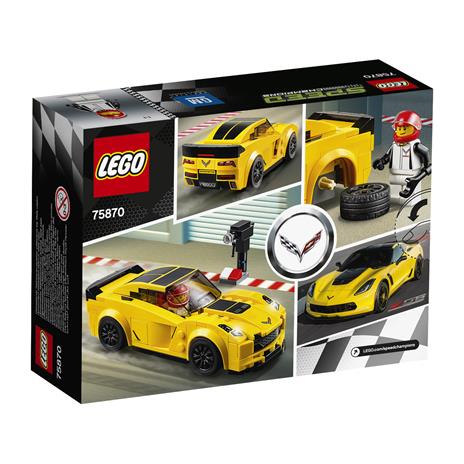 LEGO Speed Champions (75870). Chevrolet Corvette Z06 - 3