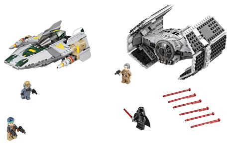 LEGO Star Wars (75150). TIE Advanced di Vader contro A-Wing Starfighter - 10