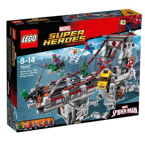 LEGO Marvel Super Heroes (76057). Spider-Man: la battaglia sul ponte dei Web Warriors