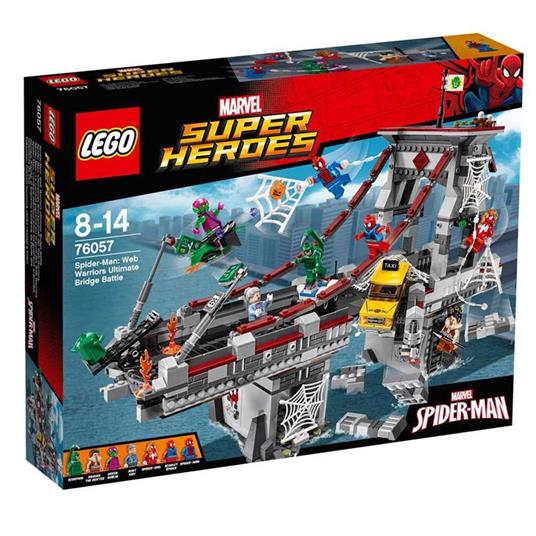 LEGO Marvel Super Heroes (76057). Spider-Man: la battaglia sul ponte dei Web Warriors