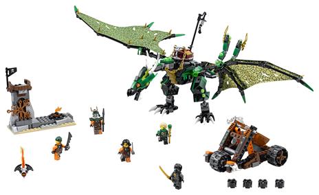 LEGO Ninjago (70593). Dragone NRG verde - 4