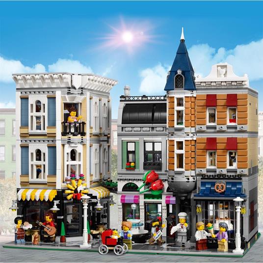 LEGO Creator 10255 Piazza dell’Assemblea, Modellino da Costruire di Edificio Modulare a 3 Piani, Set da Collezione per Adulti - 4