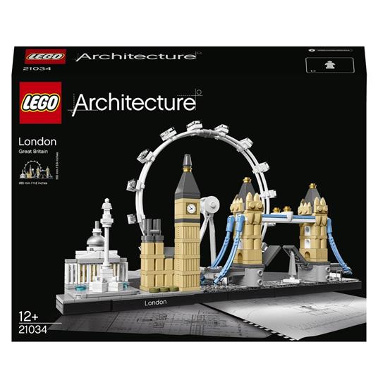 LEGO Architecture 21034 Londra, con London Eye, Big Ben e Tower Bridge, Modellismo Monumenti, Set da Collezione, Idea Regalo - 5