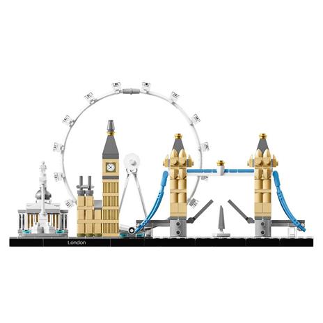 LEGO Architecture 21034 Londra, con London Eye, Big Ben e Tower Bridge, Modellismo Monumenti, Set da Collezione, Idea Regalo - 7