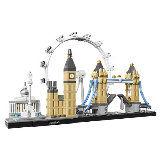 LEGO Architecture 21034 Londra, con London Eye, Big Ben e Tower Bridge, Modellismo Monumenti, Set da Collezione, Idea Regalo - 11
