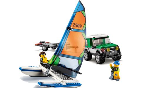 LEGO City Great Vehicles (60149). Pick up 4x4 con catamarano - 12
