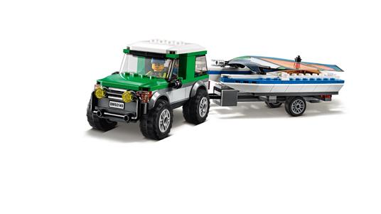 LEGO City Great Vehicles (60149). Pick up 4x4 con catamarano - 3