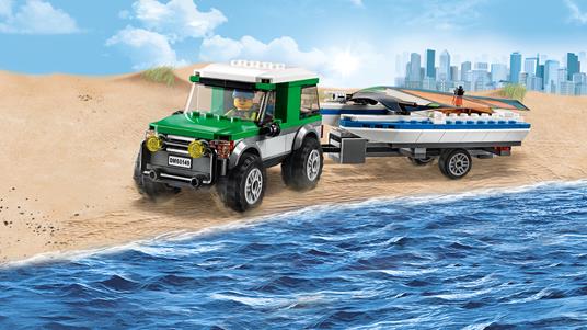 LEGO City Great Vehicles (60149). Pick up 4x4 con catamarano - 6