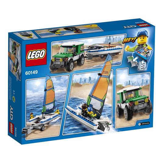 LEGO City Great Vehicles (60149). Pick up 4x4 con catamarano - 11