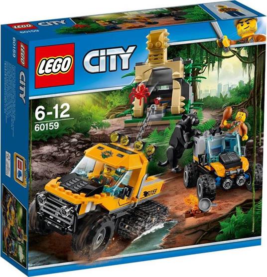 LEGO City In/Out 2017 (60159). Missione nella giungla con il semicingolato - 4