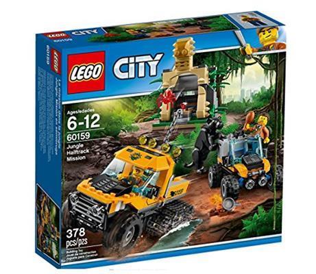 LEGO City In/Out 2017 (60159). Missione nella giungla con il semicingolato - 5