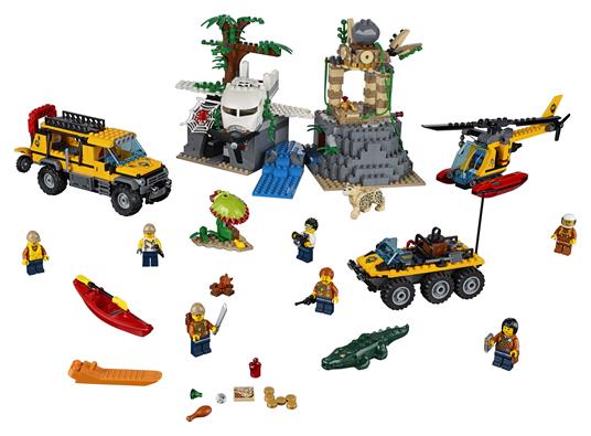 LEGO City In/Out 2017 (60161). Sito di esplorazione nella giungla - 11