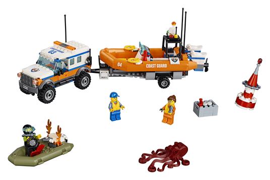 LEGO City Coast Guard (60165). Unità di risposta con il fuoristrada 4x4 - 4